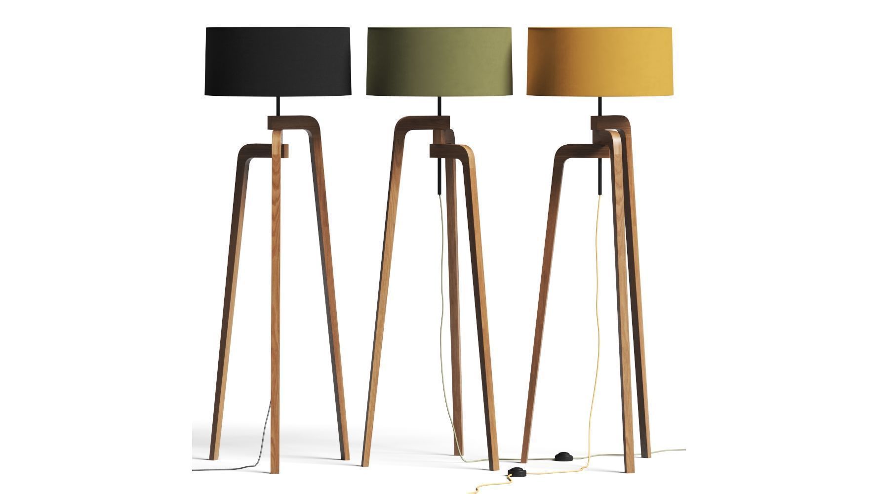 Rinocca Iris Floor Lamp 3D model_1