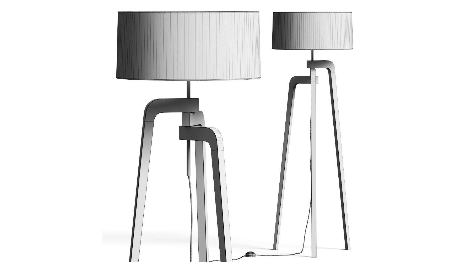 Rinocca Iris Floor Lamp 3D model_3