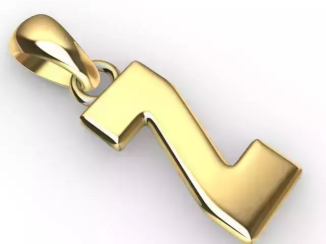 A to Z alpha jewelleryry pendant stl verified 