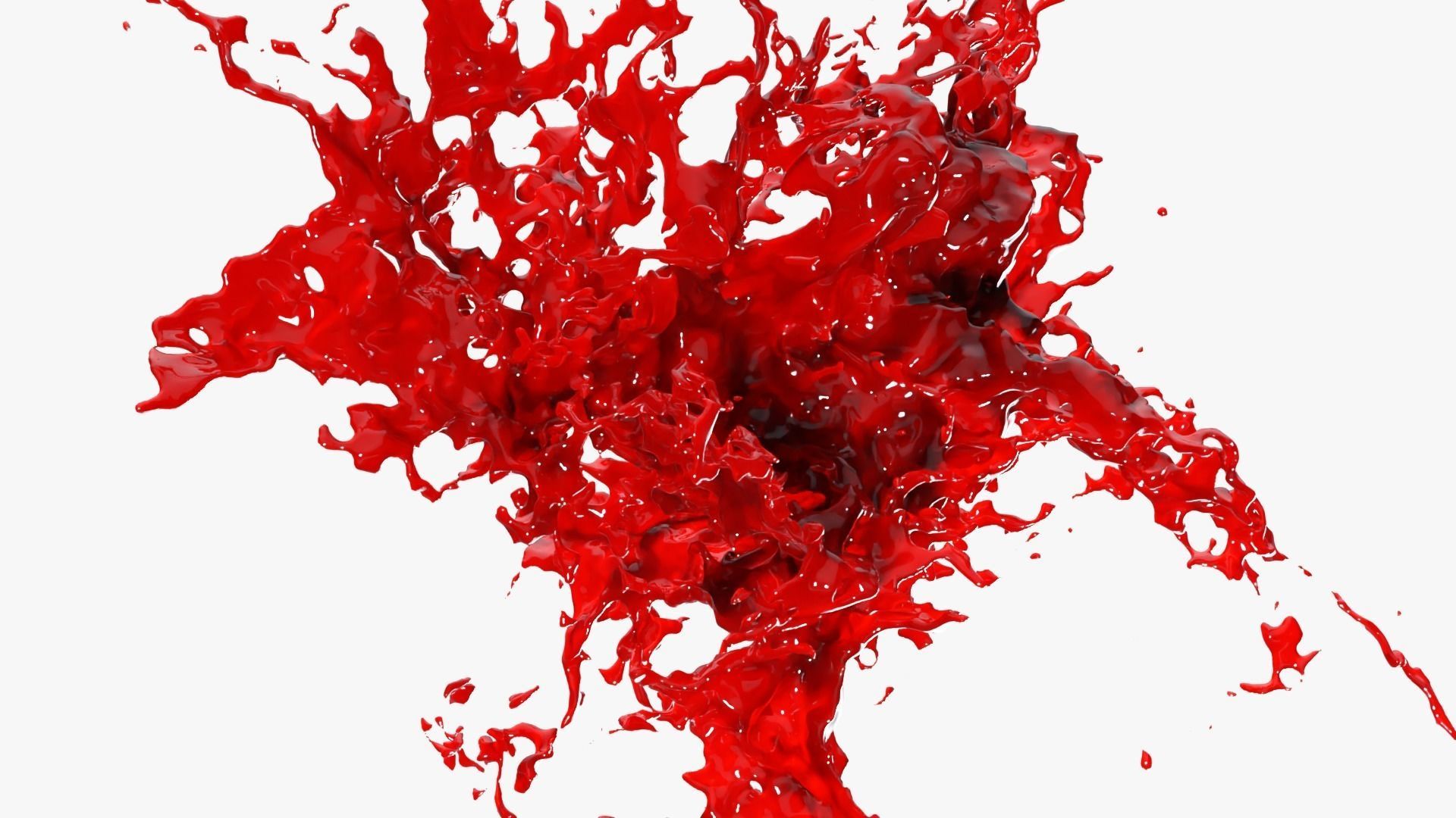 Blood Burst Static 1 3D model_2