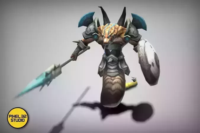 Dungeon Fantasy Monster - Serpent Gatekeeper