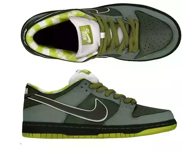 Concepts x Nike  Air Jordan 1 low SB Dunk low green lobster