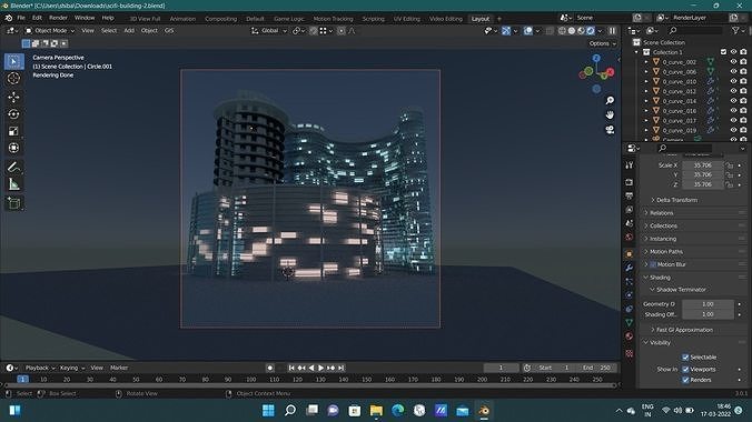 the hyper 3d realistic building version 2 Free low-poly 3D model