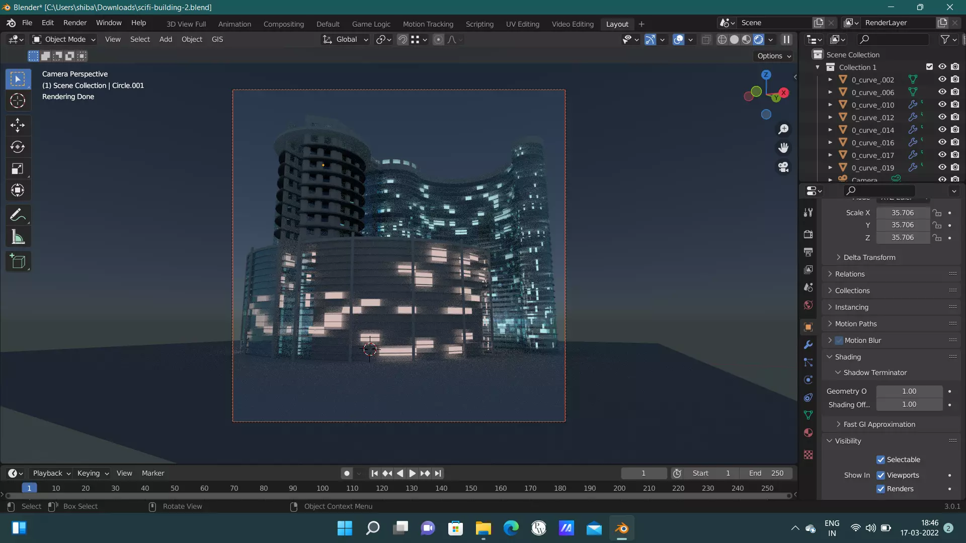 the hyper 3d realistic building version 2 Free low-poly 3D model