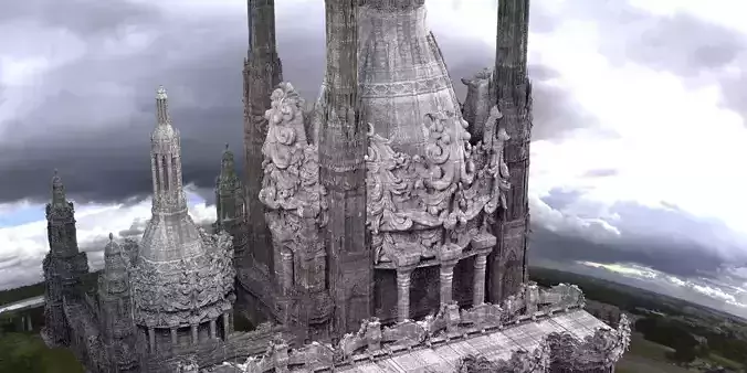 Indian Palace Kali Temples kit bash