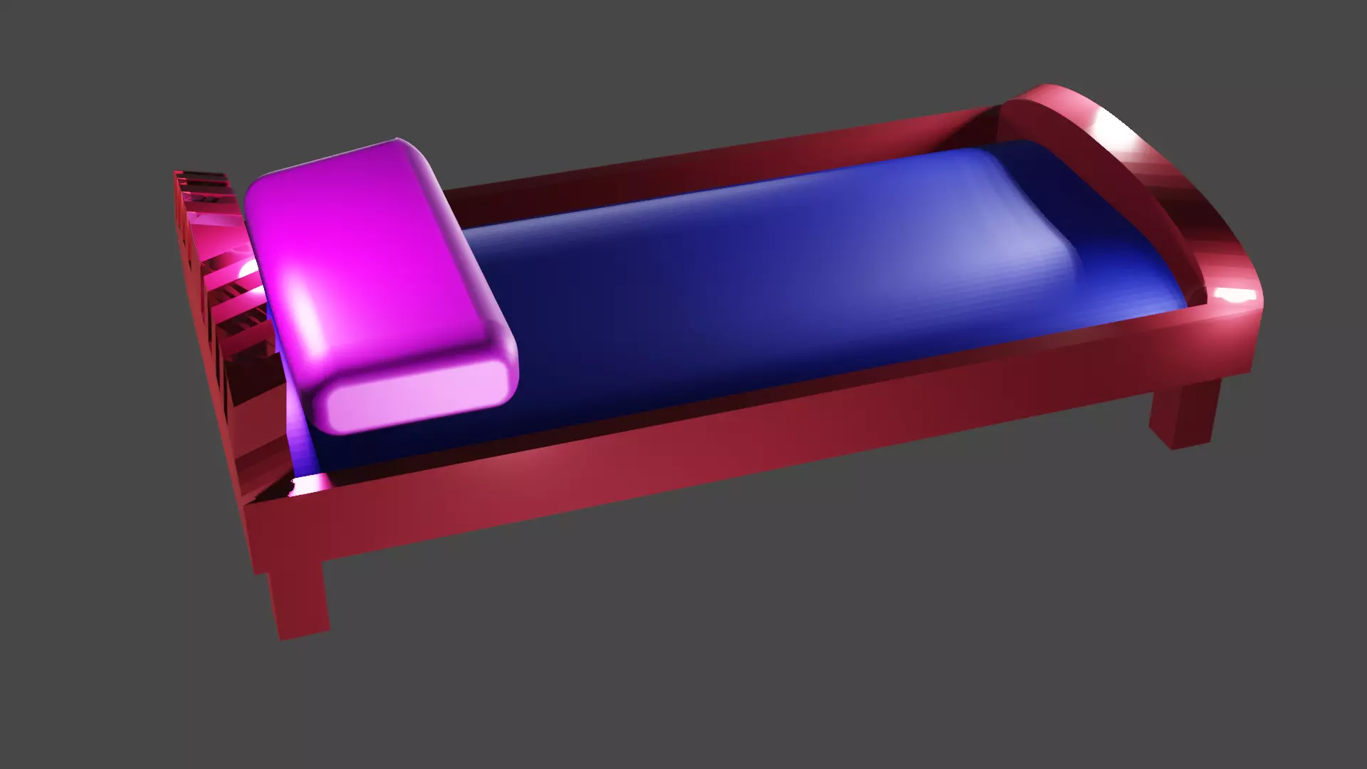 The most classic bed 3D model_0