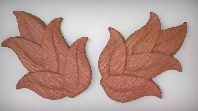 Floral Wood Carving for Furniture - 28 