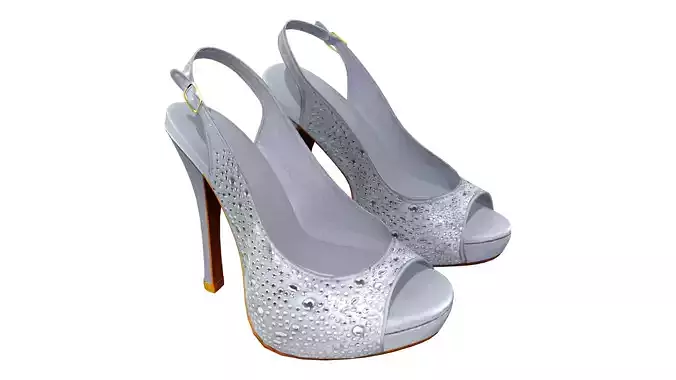 Glam Peptoe High Heel Sandals