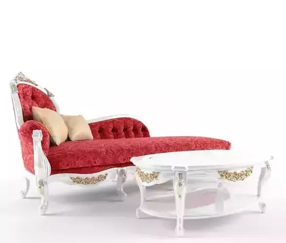 Luxury sofa and seating 3D model
