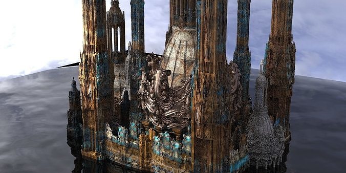 Palace Fantasy Palace Tower 3  3D model