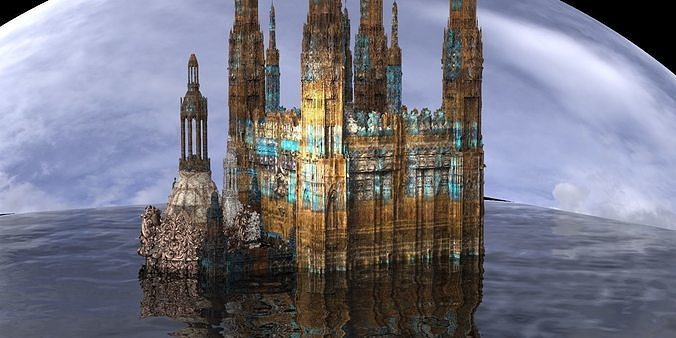  Fantasy Palace Indian Temples  designs  3D model
