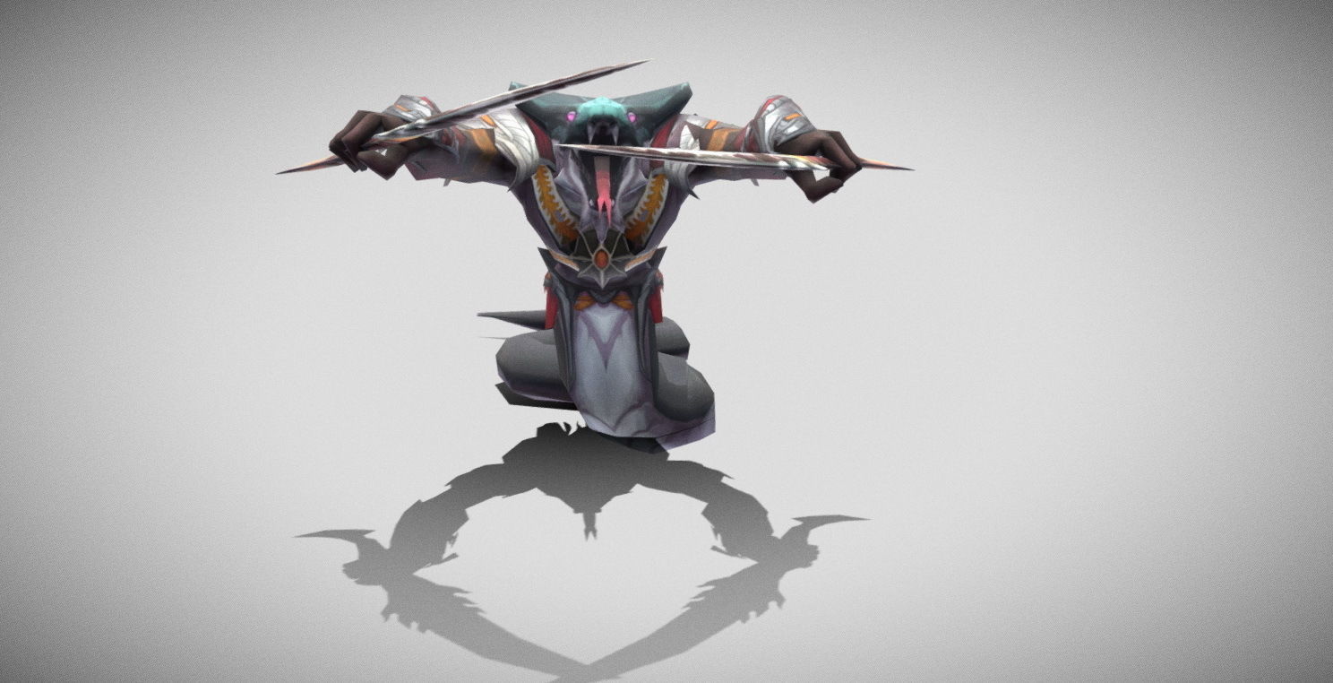 Dungeon Fantasy Monster - Flying Triceratops Low-poly 3D model_34