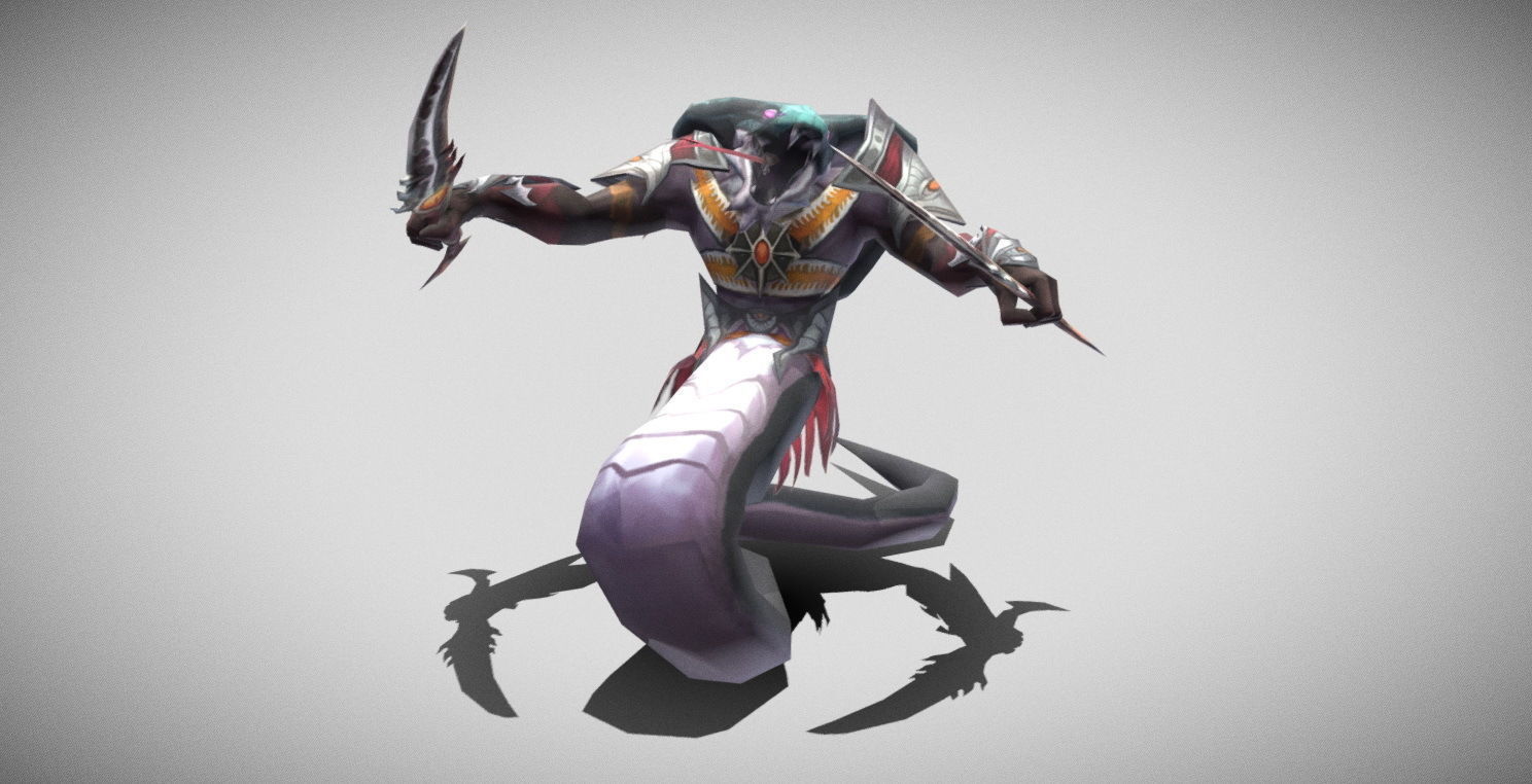 Dungeon Fantasy Monster - Flying Triceratops Low-poly 3D model_42