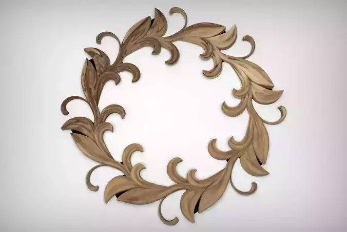 Floral Wood Carving for Furniture - 26