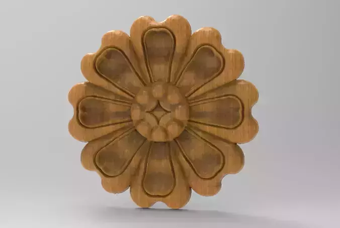 Floral Wood Carving for Furniture - 25