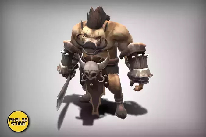 Dungeon Fantasy Monster - Orc Warrior