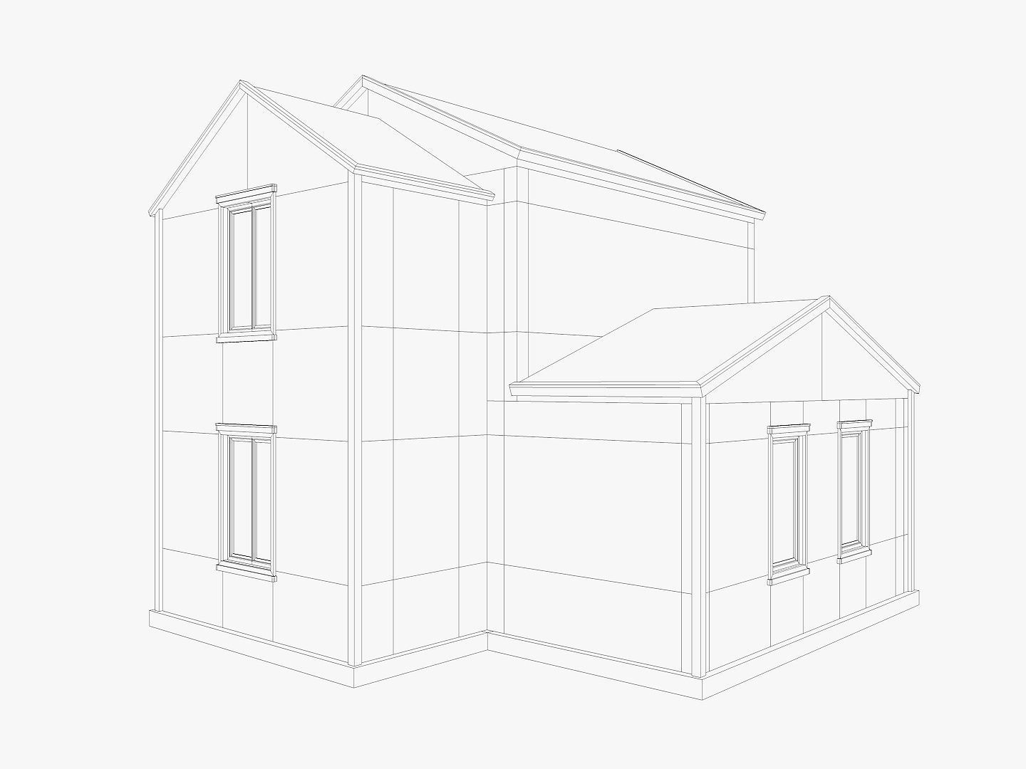 8 House Collection 3D model_20