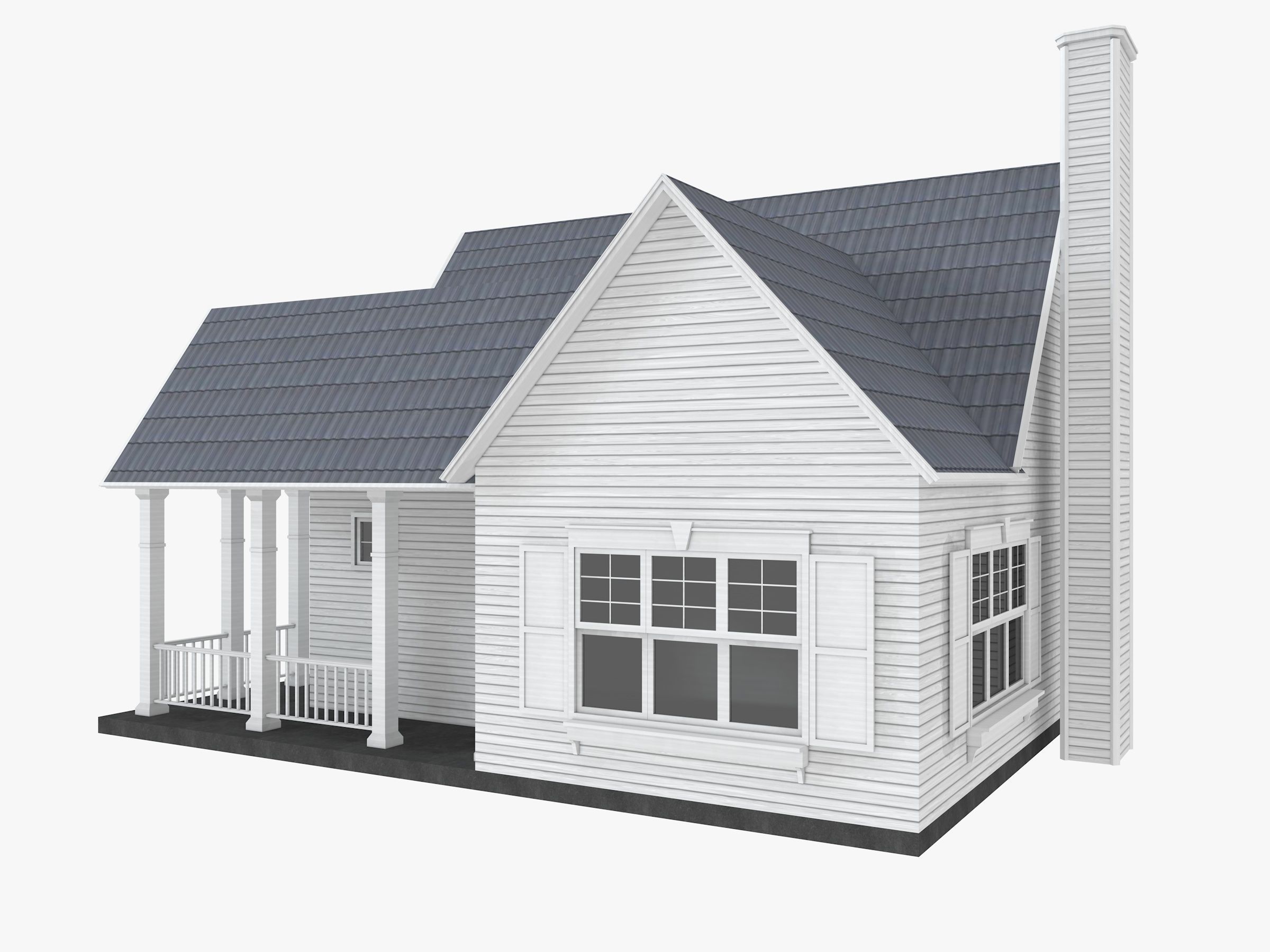 8 House Collection 3D model_33