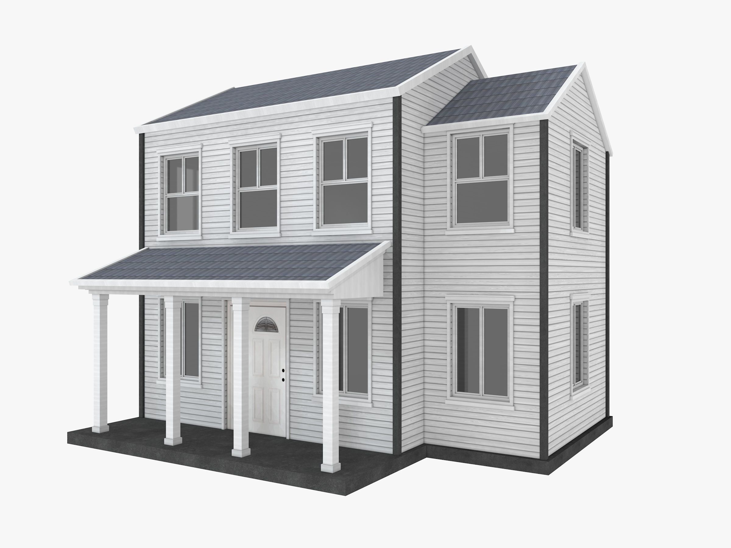 8 House Collection 3D model_17