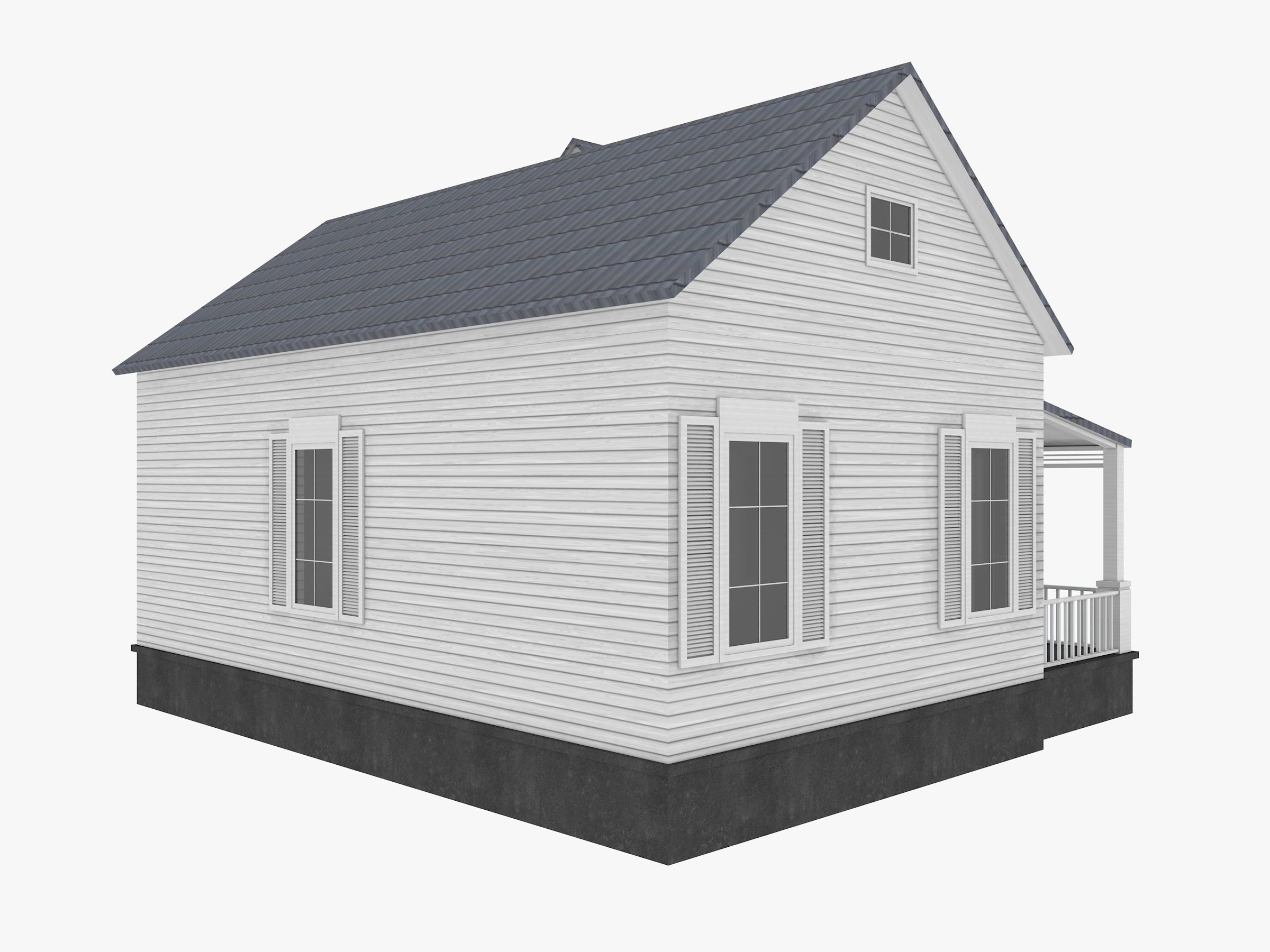 8 House Collection 3D model_30