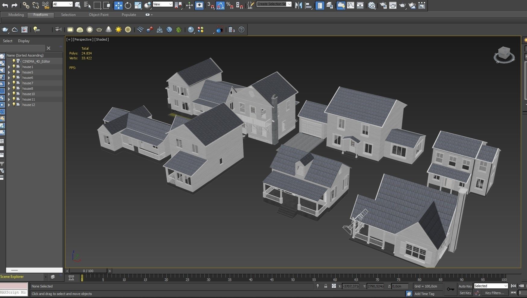 8 House Collection 3D model_37
