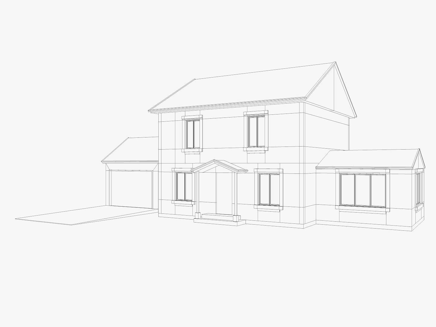 8 House Collection 3D model_15