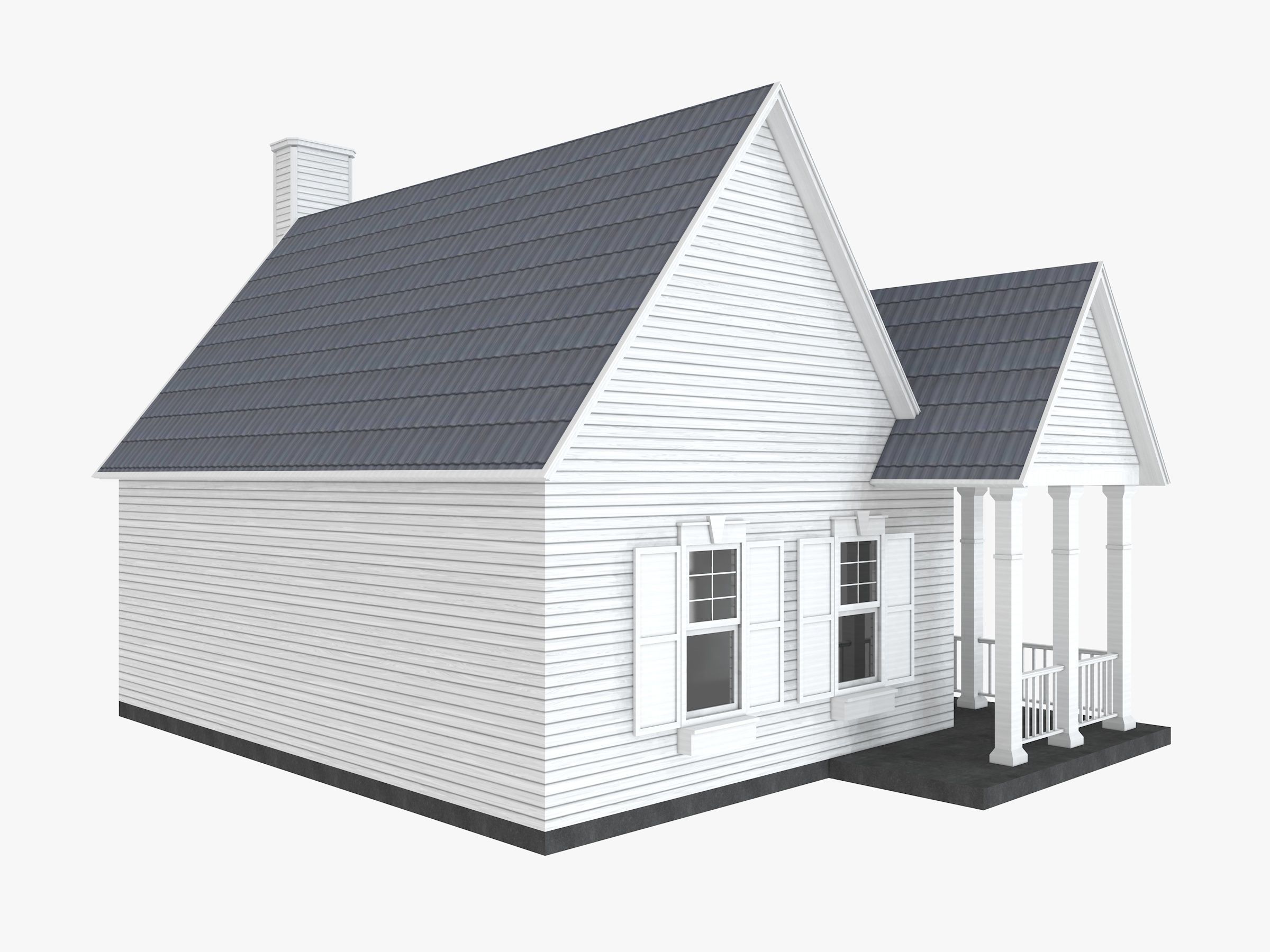 8 House Collection 3D model_34