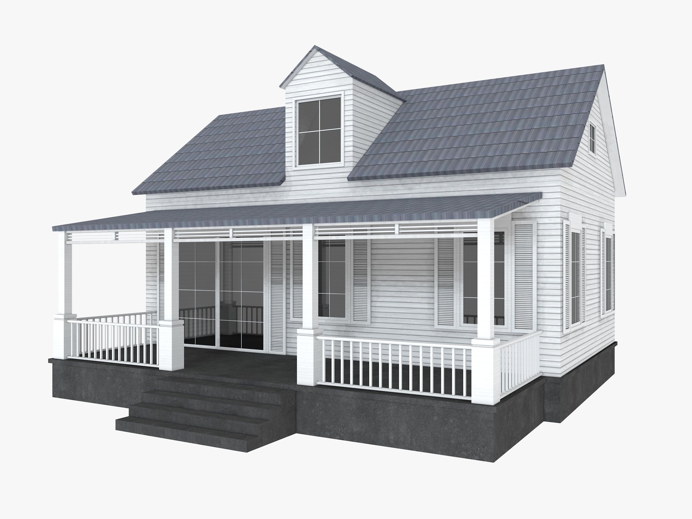 8 House Collection 3D model_29
