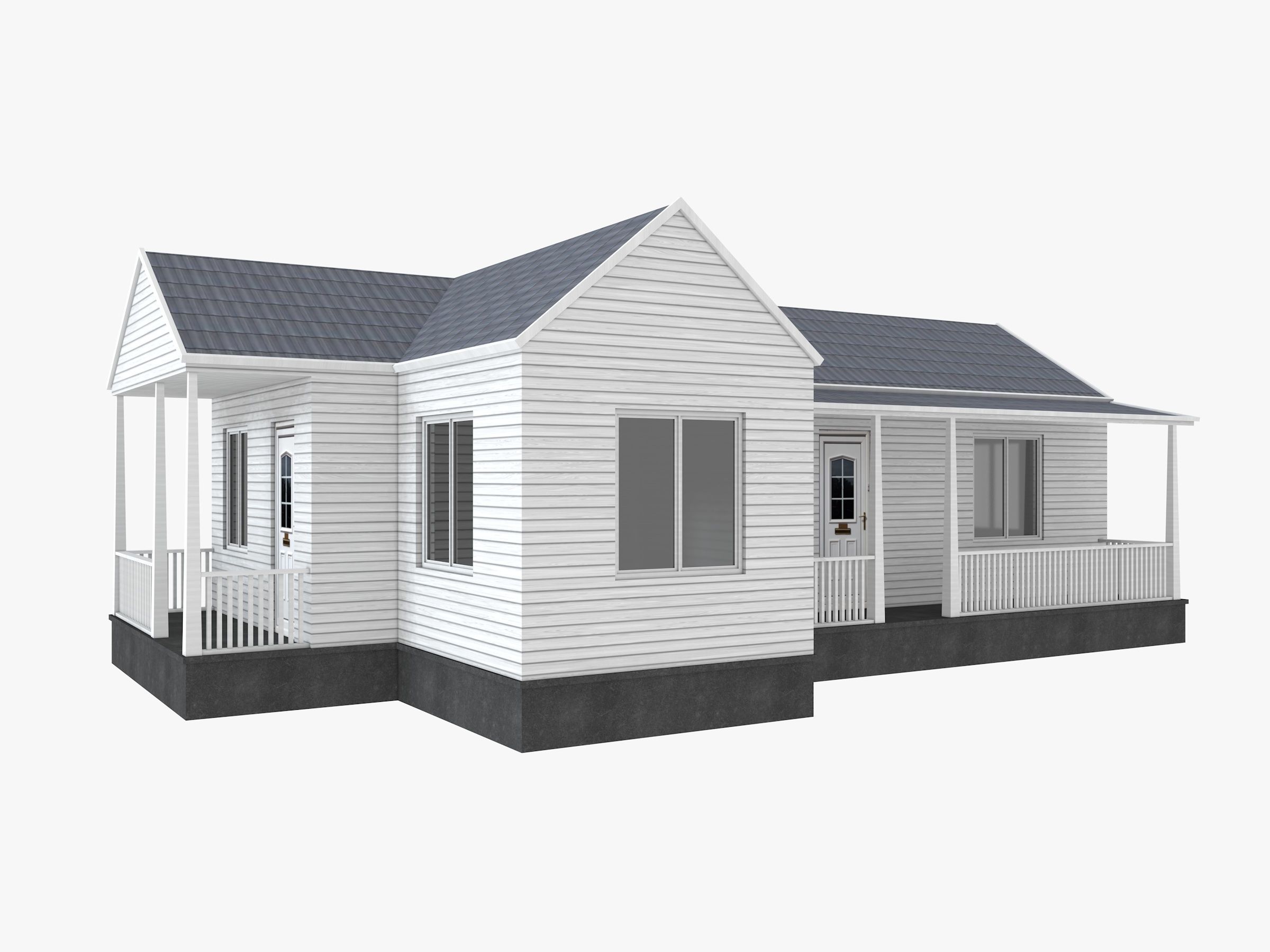 8 House Collection 3D model_21