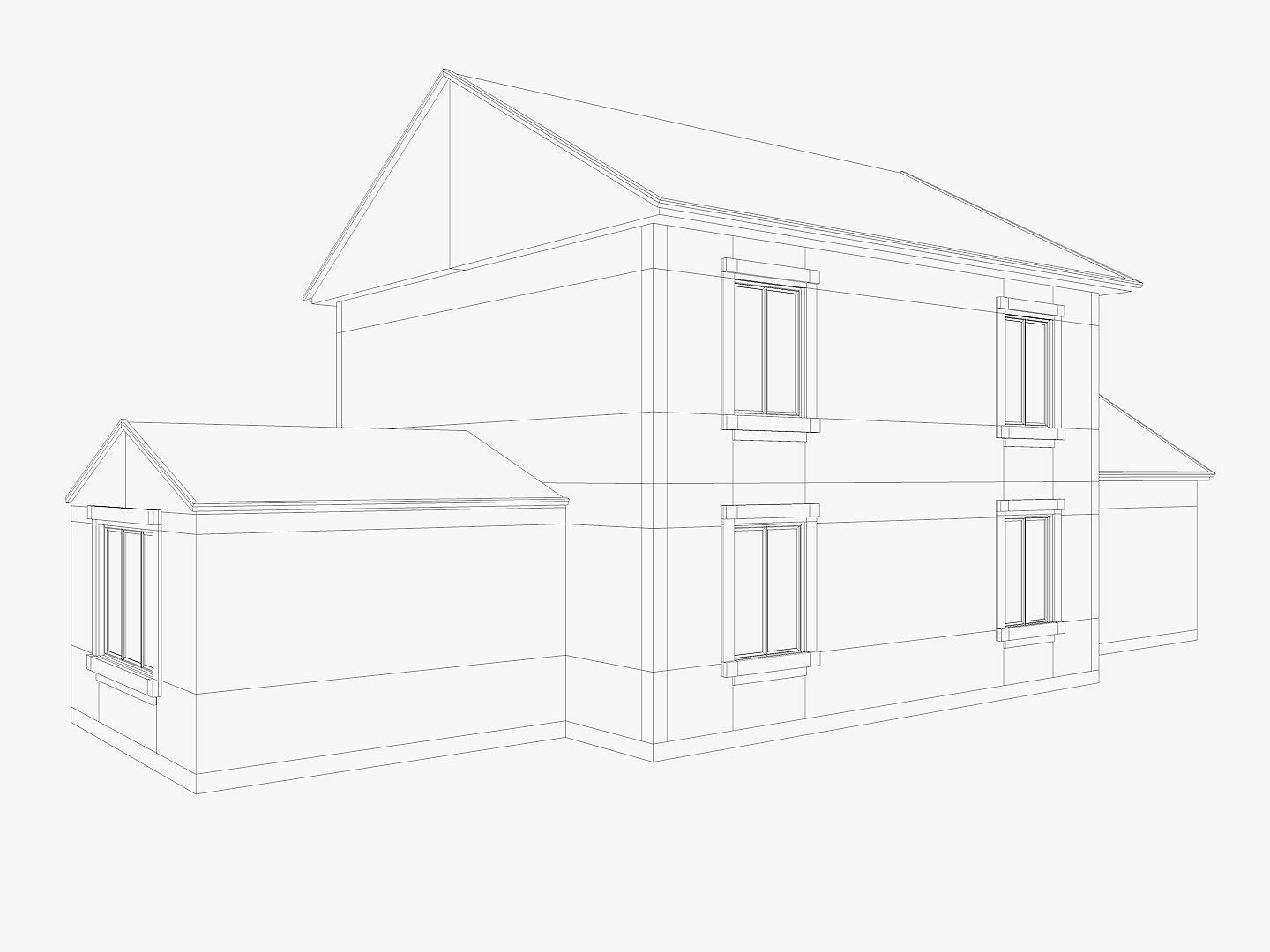 8 House Collection 3D model_16