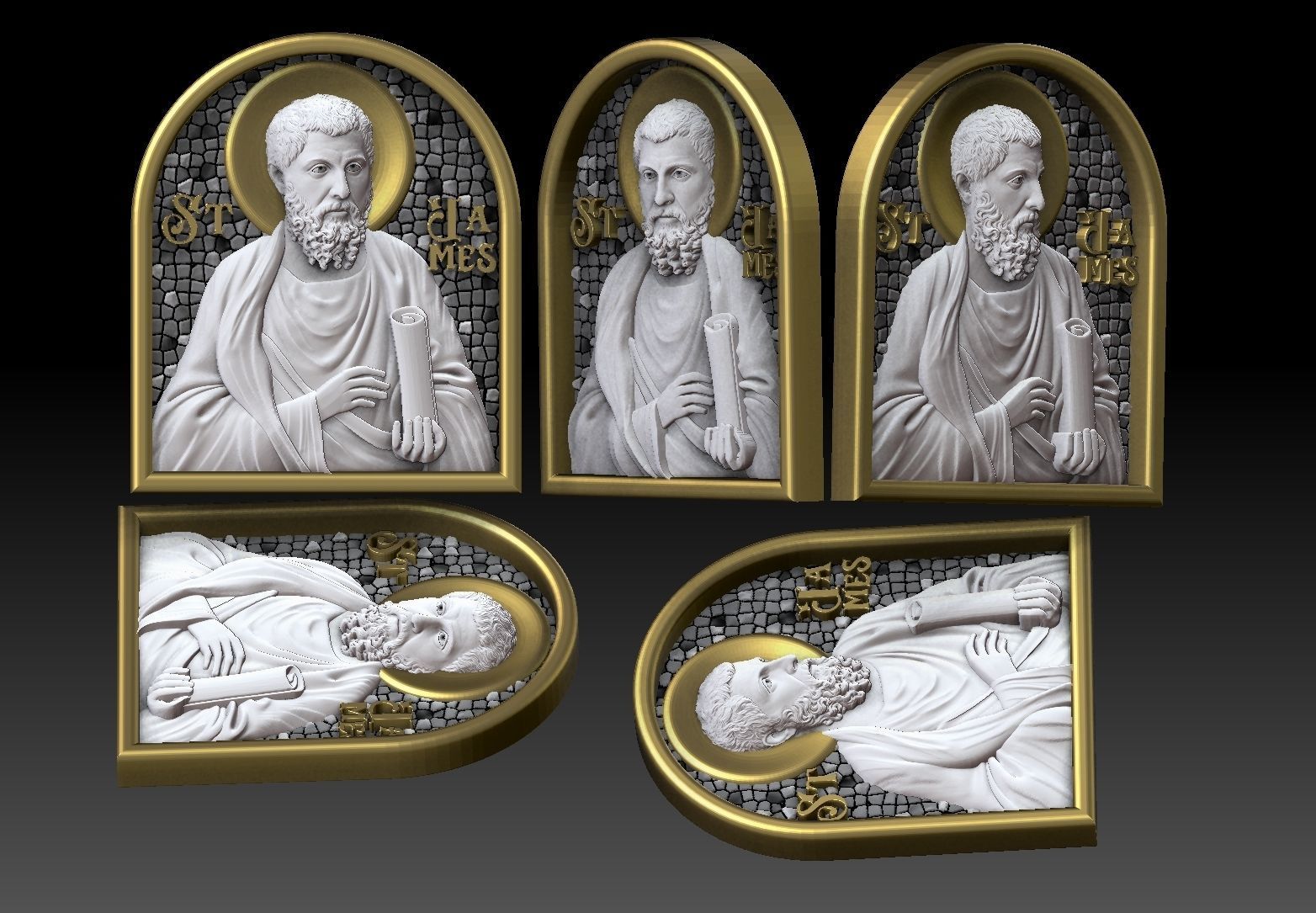 James  son of Alphaeus  Apostle  CNC 3D PRINTING MODEL 3D print model_4