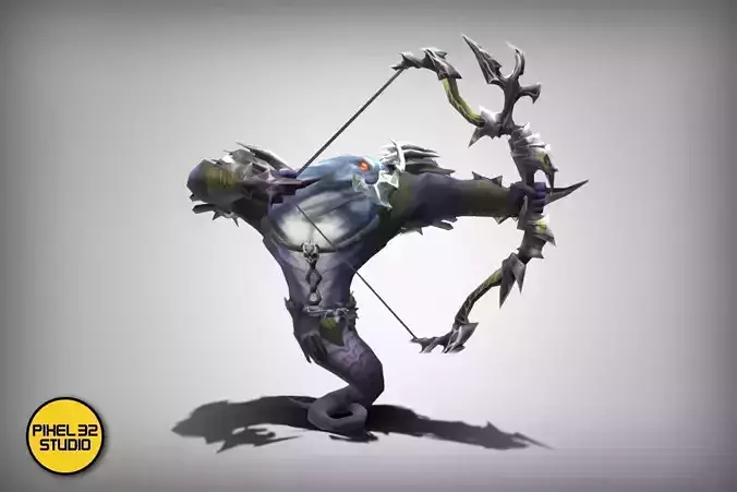 Dungeon Fantasy Monster - Serpent Charge Archer