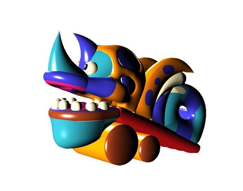   Beetle 3d model Rhinoceros 3D model_1