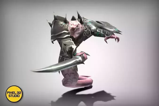 Dungeon Fantasy Monster - Serpent Warrior 1