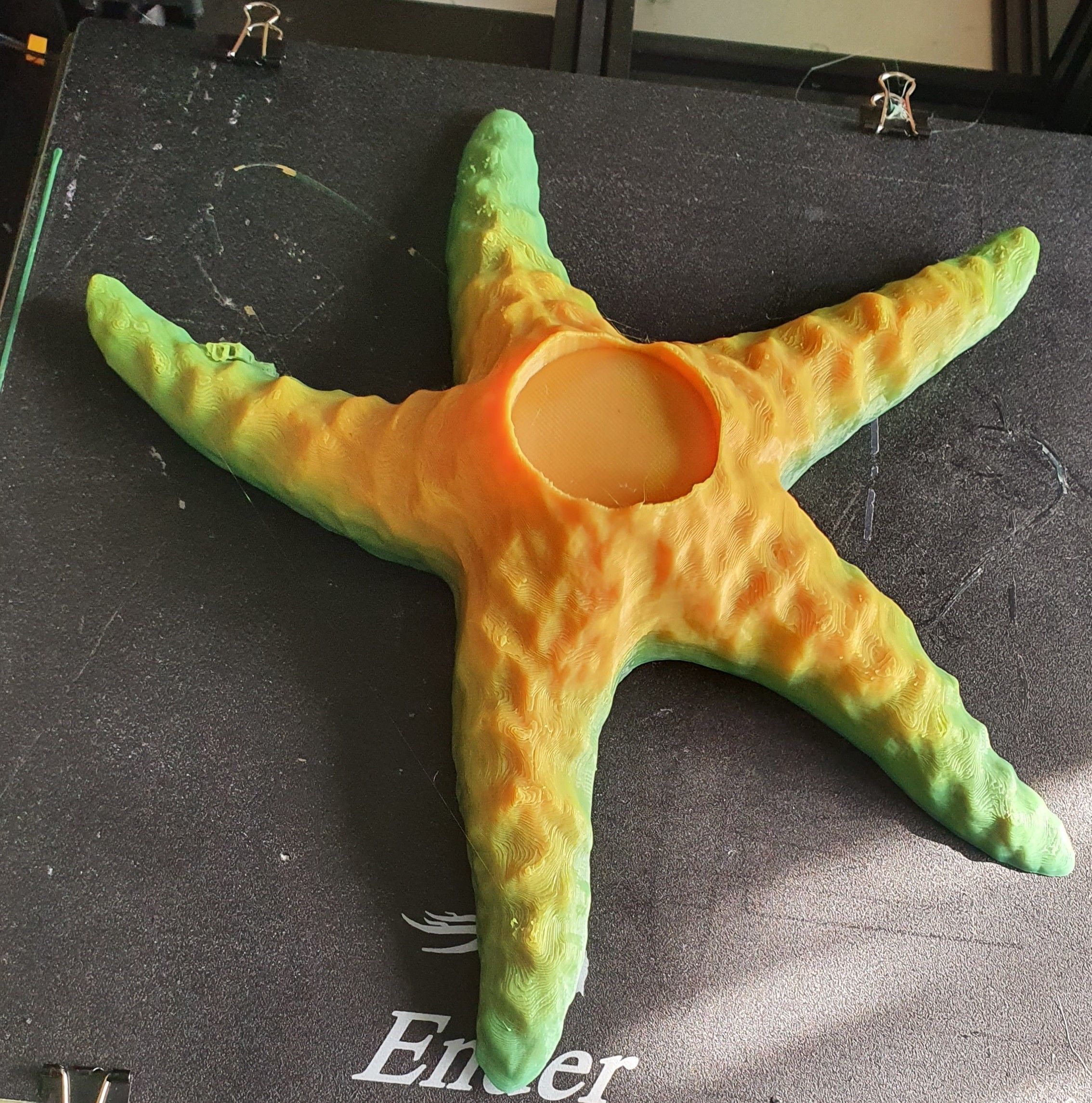 StarFish Candle Chingle 3D print model_2