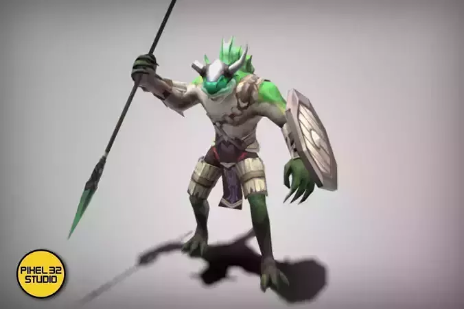 Dungeon Fantasy Monster - Aqua Warrior