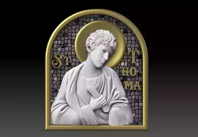 saint  Thomas the Apostle CNC 3D PRINTING MODEL 3D print model