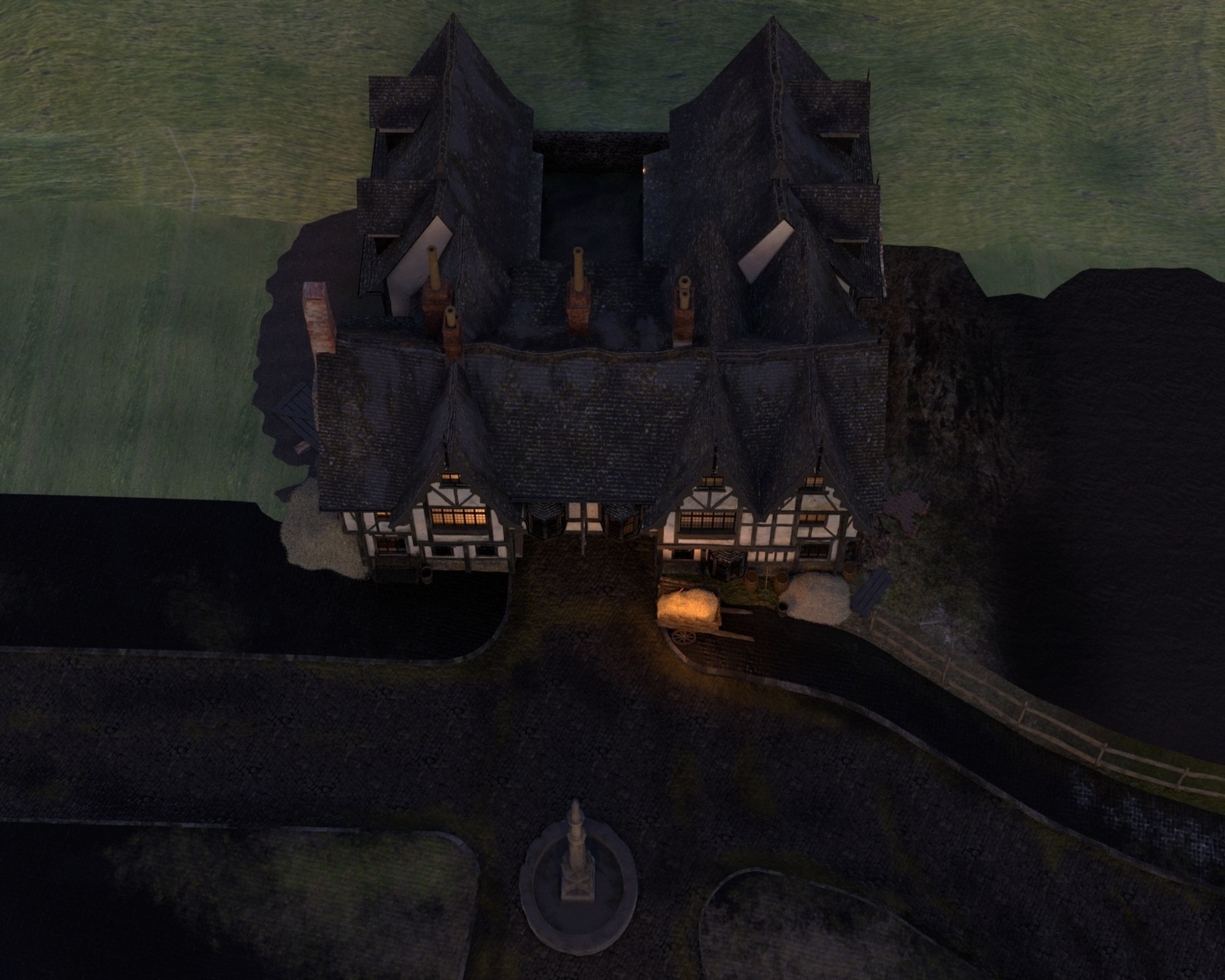 Tudor Pub Inn Tavern 3D model_13