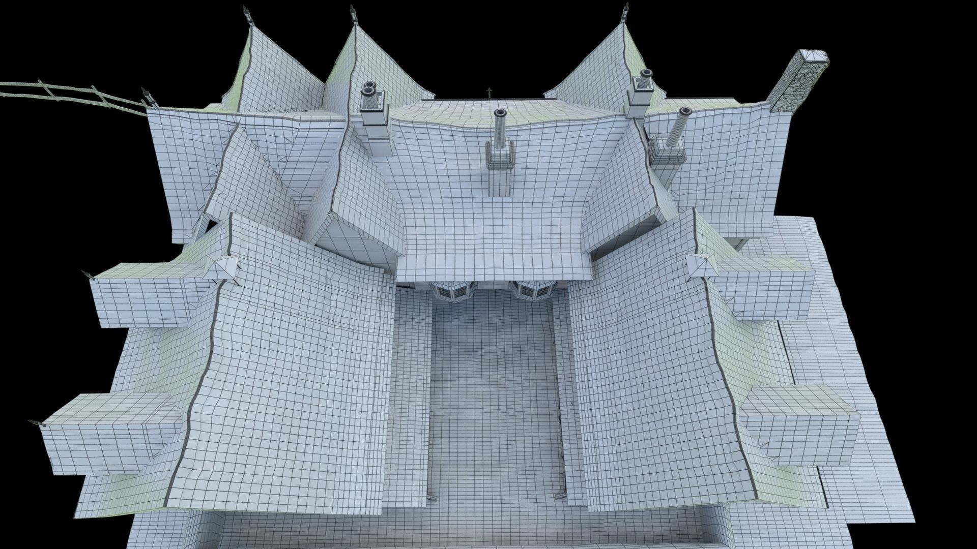 Tudor Pub Inn Tavern 3D model_23