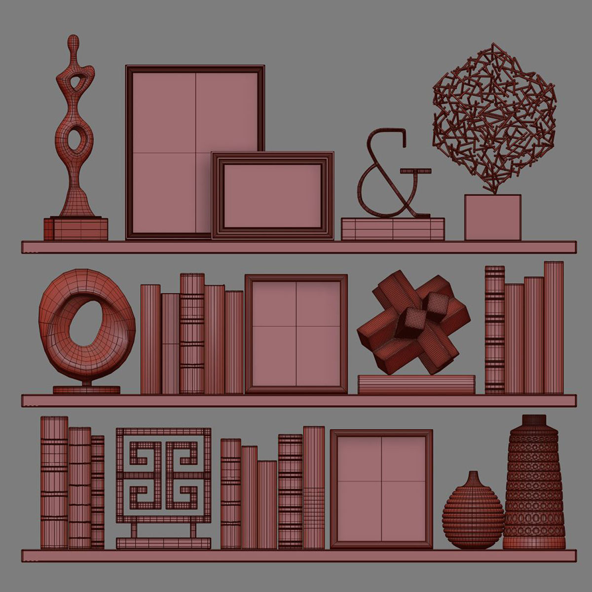 Decor Set 141 3D model_4