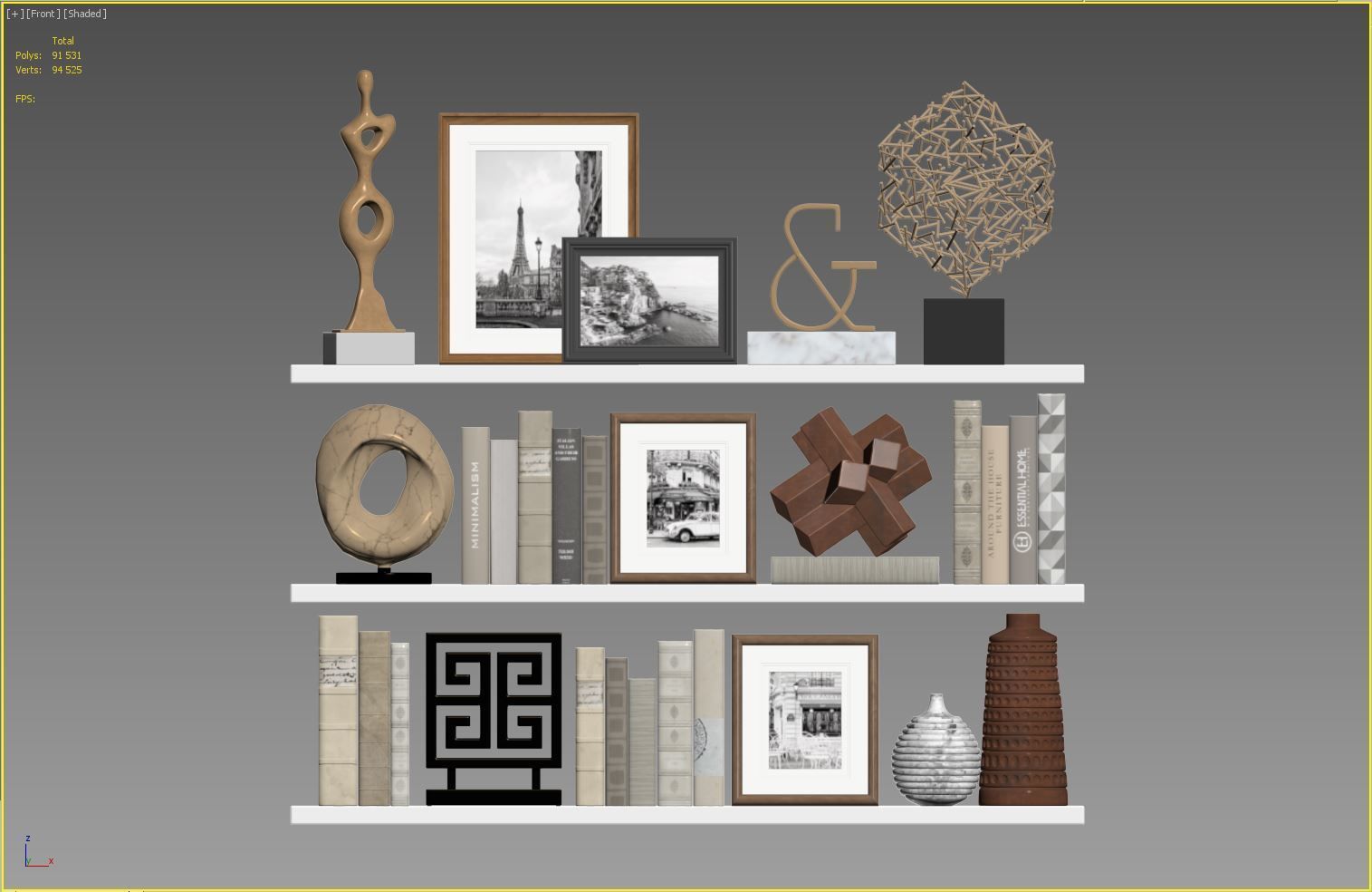 Decor Set 141 3D model_5