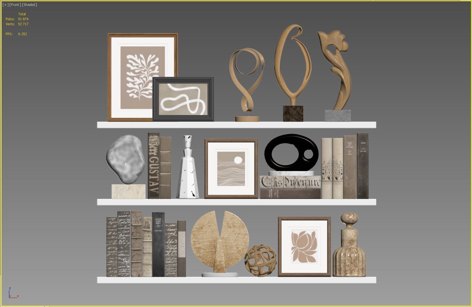 Decor Set 142 3D model_5