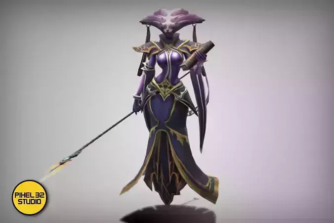 Dungeon Fantasy Monster - Necromancer Woman