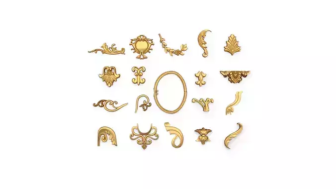 Acanthus Leaves Collection 11