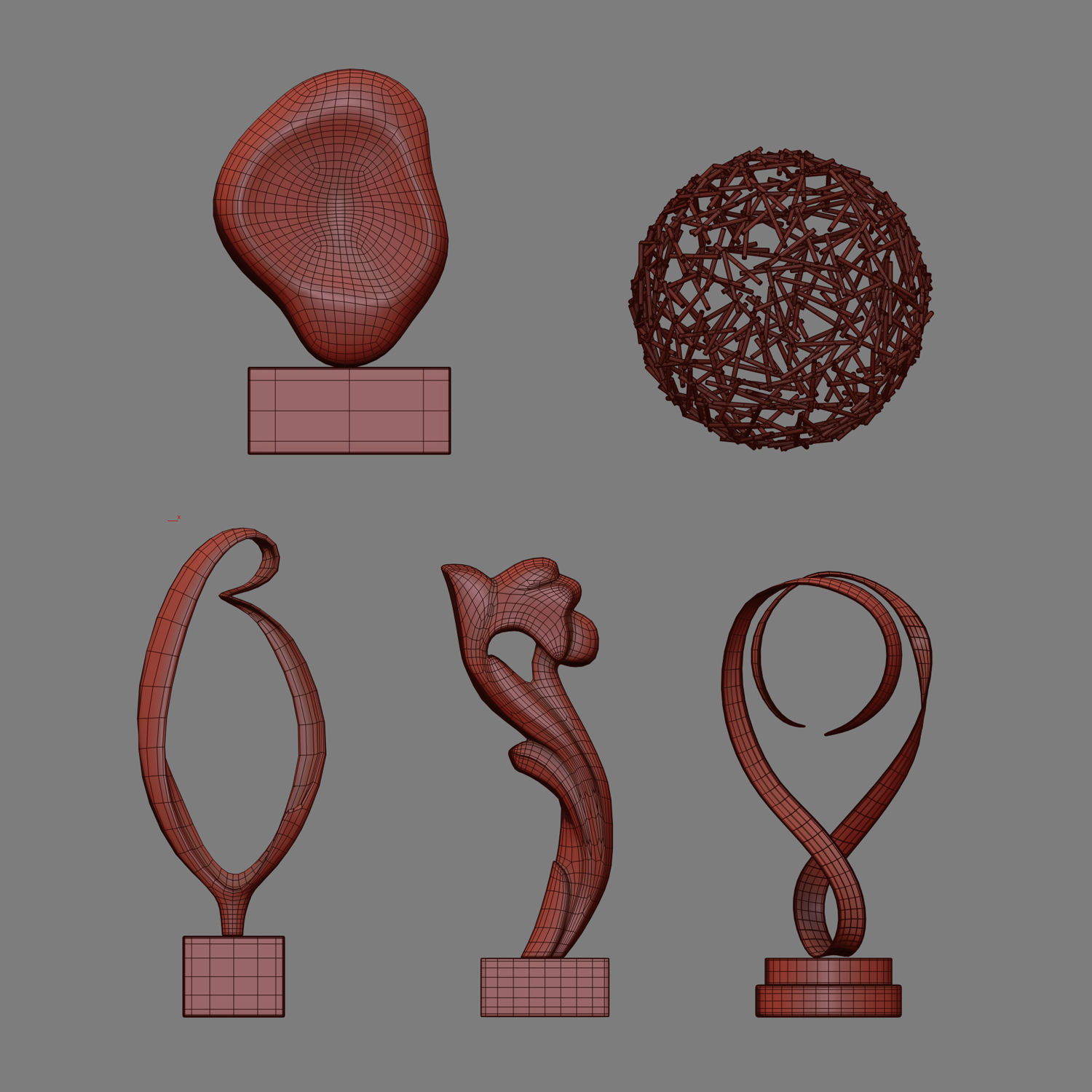 Sculptures 21 3D model_6