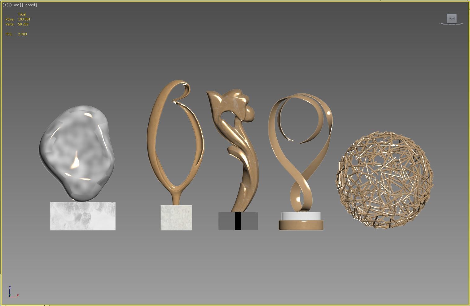 Sculptures 21 3D model_7