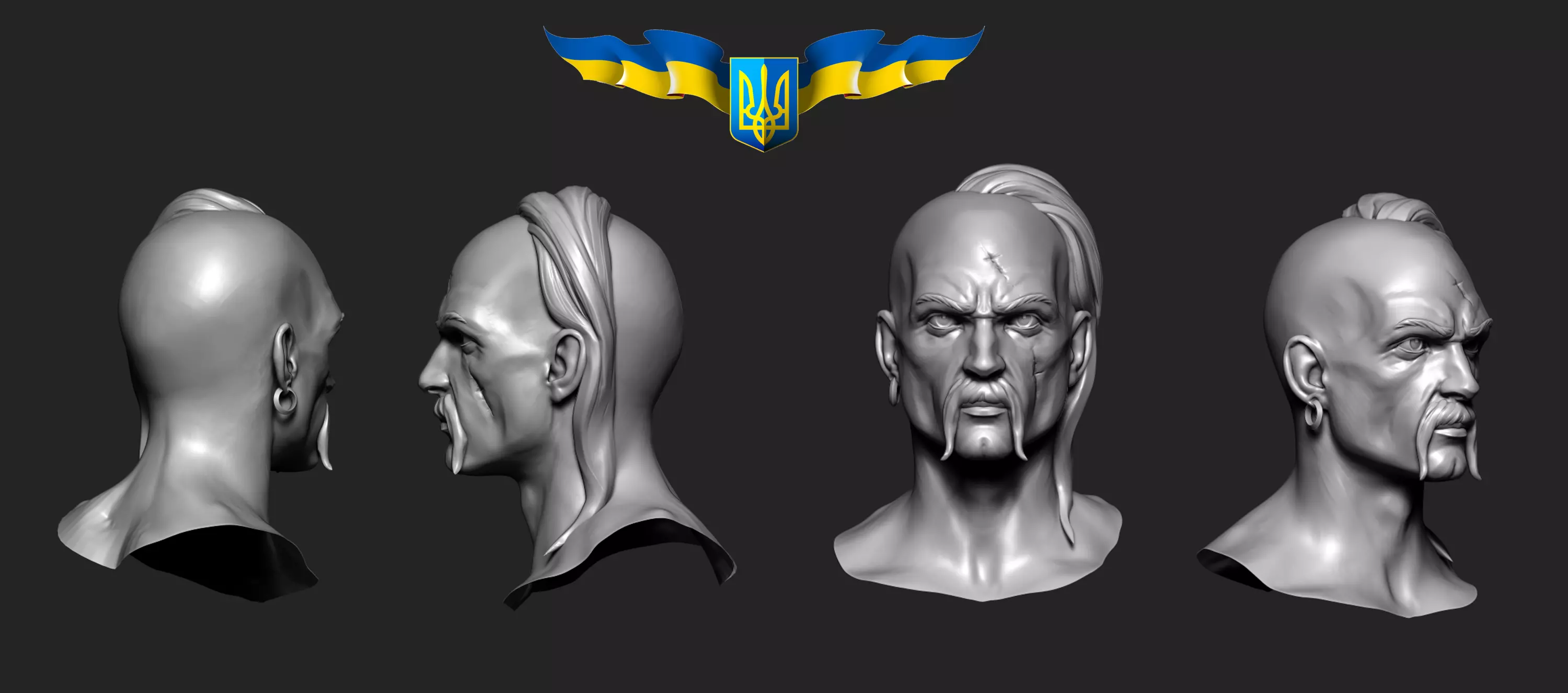 Ukrainian Cossack 3D print model