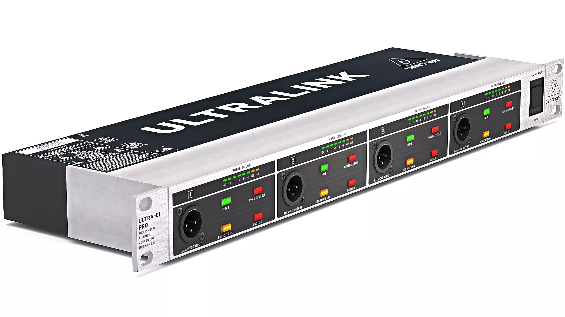 Behringer DI4000-V2 Audio Processor 3D model
