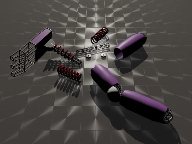 Animatronic Parts 3D model_2