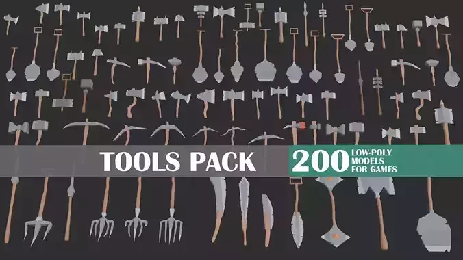 Low Poly Tools Pack 